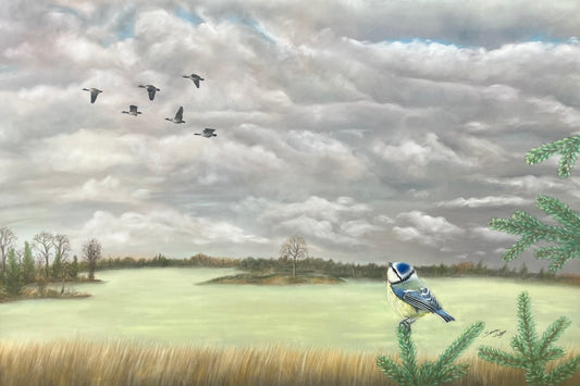 Konsttryck - Längtar bort