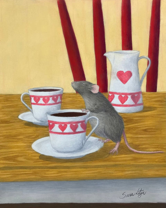 Konsttryck - En kopp kaffe